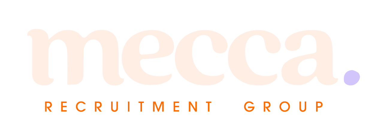 Mecca Recruitment Group Logo Peach Transparent